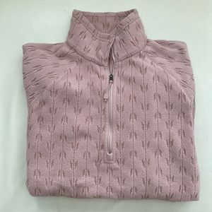 Women's Purple Half-zip Sweater Activewear